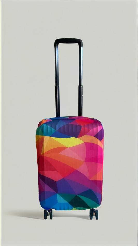 Abstract Aura Luggage Cover