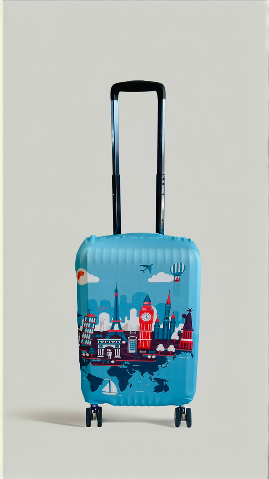 Wanderlust Wrap Luggage Cover